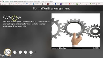 7 Uploading Assignments to Foliotek