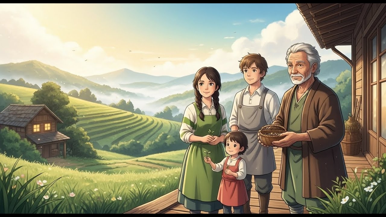 A Cozy Farming Life in the Whispering Hills - Peaceful Ghibli Inspired ASMR Story