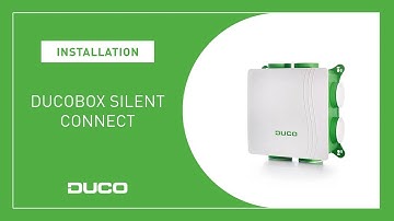 Installation - DucoBox Silent Connect (version UK-IE)