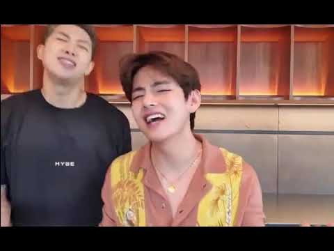 Taehyung \u0026 Namjoon singing \