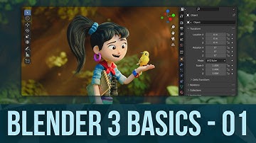 BLENDER BASICS 1: Intro to Blender 3.0 and CG Cookie
