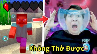 Vinh Khóc Thét Vì Ở Ngoài Đời Thật Không Thở Được Dưới Nước 😭 Minecraft THỬ THÁCH THÚ VỊ