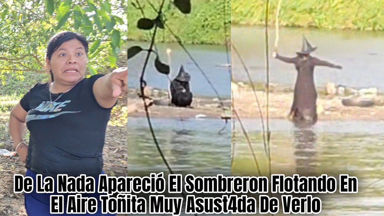 En Pleno chapuzón Nos Aparece El Sombreron👹🎩 En Medio Del Río Haciendo Ritu4Ies😱