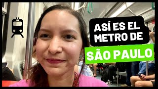 🚆 Metro de São Paulo el más EXTENSO de LATINO AMERICA . 🇧🇷 🚇