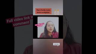 Open book exam mein exemption kaise laye ?? #csstudents #csrevisionclass #csprofessional