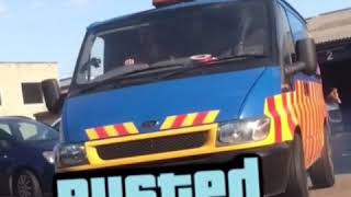 Ford transit burnout attempt