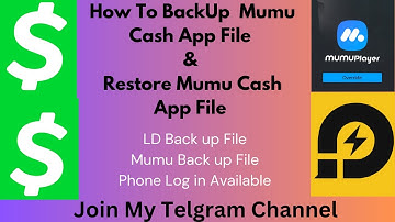 How To Back up Cash App Mumu File & Restore Mumu Cash App File #cashapp #casino #mumuplayer #nepal