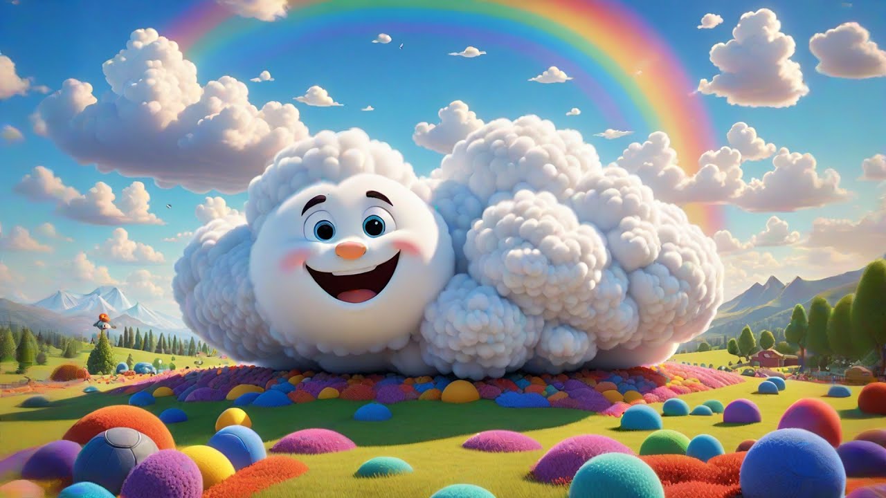 Eight Floating Clouds Count the Sun | Counting Song for Kids | Nursery Rhymes and Baby Songs