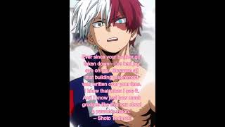 【Quotes】My Hero Academia #quotes #todoroki #shorts #heroaca #myheroacademia