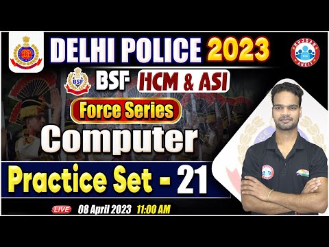 Delhi Police Constable Computer, BSF HCM 2022, DP Constable Computer Classes By Shivam Sir