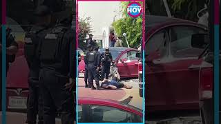 🚨🚗 ¡Fuerte accidente en Cancún! Deja lesionado y varios poste de luz caídos en Av. Las torres