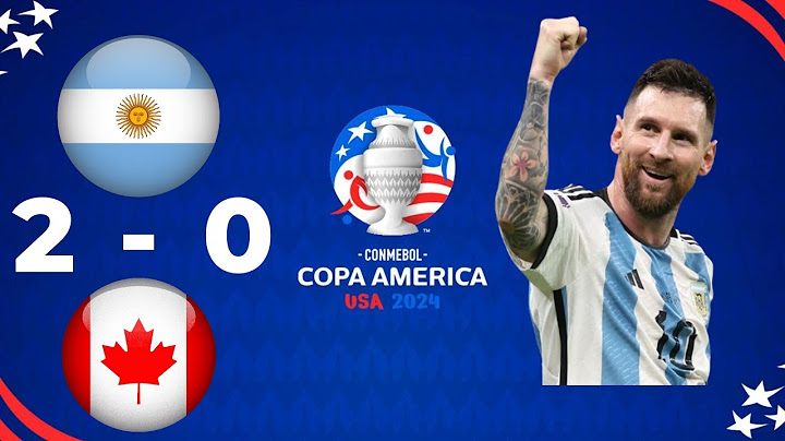 Argentina 2-0 Canadá | ARGENTINA FINALISTA | Copa América 2024
