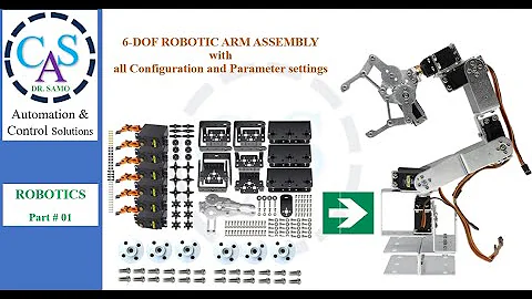 01 ASC Robotics Assembly of 6DOF Robotics Arm | Arduino Robotic Arm | I made robotic arm | Robot