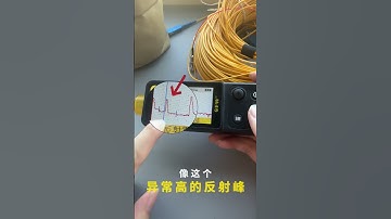 How to read the waveform of the optic fault finder FWV-100| Dirty connector[5]