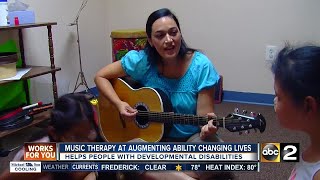 Music therapy is helping people with developmental disabilities