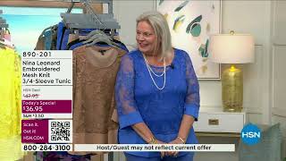 HSN | Nina Leonard Fashions 05.15.2025 - 06 AM