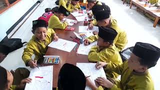 KEGIATAN MEWARNAI SANTRI TPQ MIFTAHUL HUDA MASJID AL-HIDAYAH JENGGRIK 