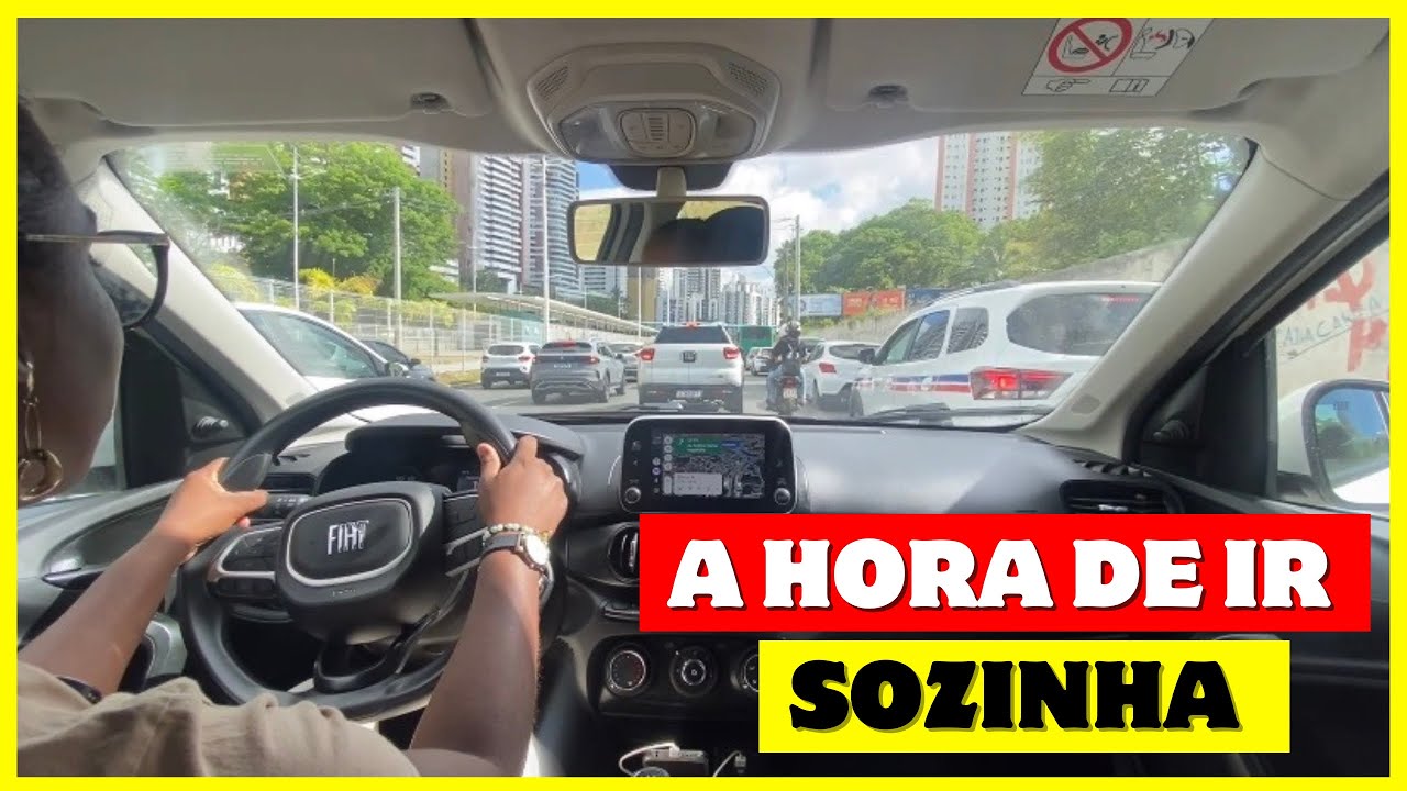 ALUNA PELA PRIMEIRA VEZ TENDO A SENSAÇÃO DE DIRIGIR SOZINHA