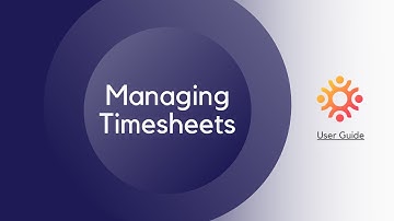 Managing Timesheets