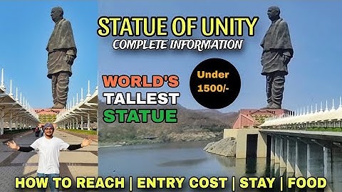 Statue of Unity Tour Vlog | Complete Guide | How to Reach | Statue of Unity Tourist Places | Gujarat