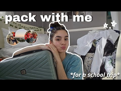 PACK WITH ME FOR A SCHOOL TRIP☀📸