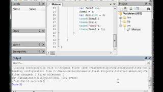 [Flash] AS3 unter flashdevelop - 02 variablen [ger]