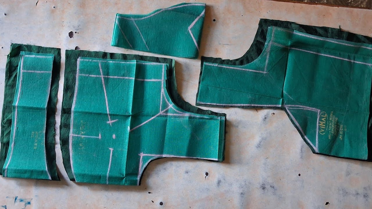 बोहोत ही काम समय में ब्लाउज की कटिंग ✂️ और सिलाई करना सीखें  #blouse_cutting_and_stiching