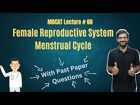 60 - Female Reproductive System and Menstruation Cycle | MDCAT Series| Lecture # 60 #mdcat