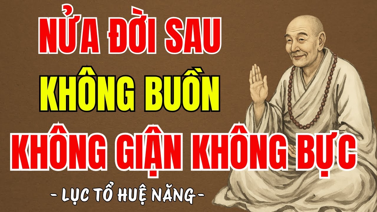 LỤC TỔ HUỆ NĂNG - Nửa đời sau học cách sống không buồn không giận không bực tức, nghe rất thấm ?