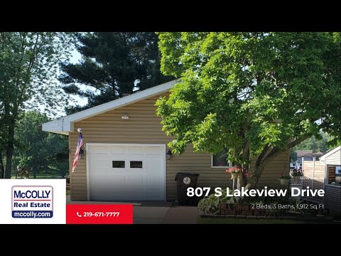 807 S Lakeview Drive, Lowell, IN home video tour