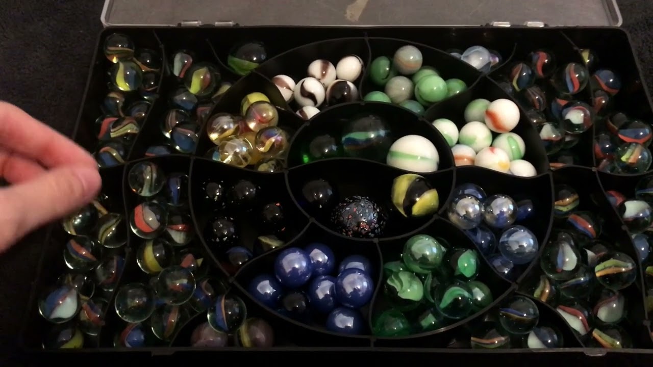 ASMR Glass Marble Collection | Lofi Whispers Rummaging