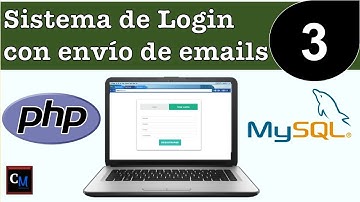 03 - Sistema de Login con envío de emails | PHP Login - LOGIN y Registración
