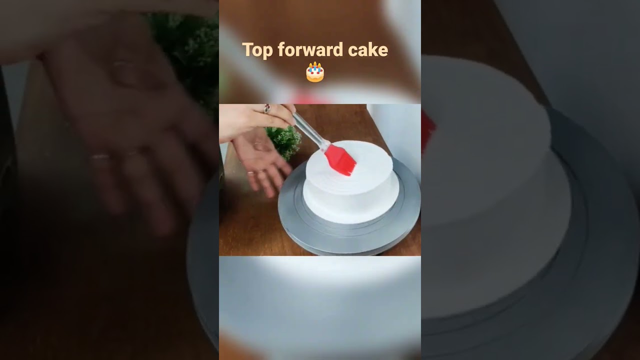 Top forward cake, Trending cake design idea, Flower cake, Simple cake design