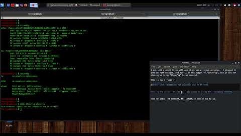 "Operation not possible due to RF-kill"