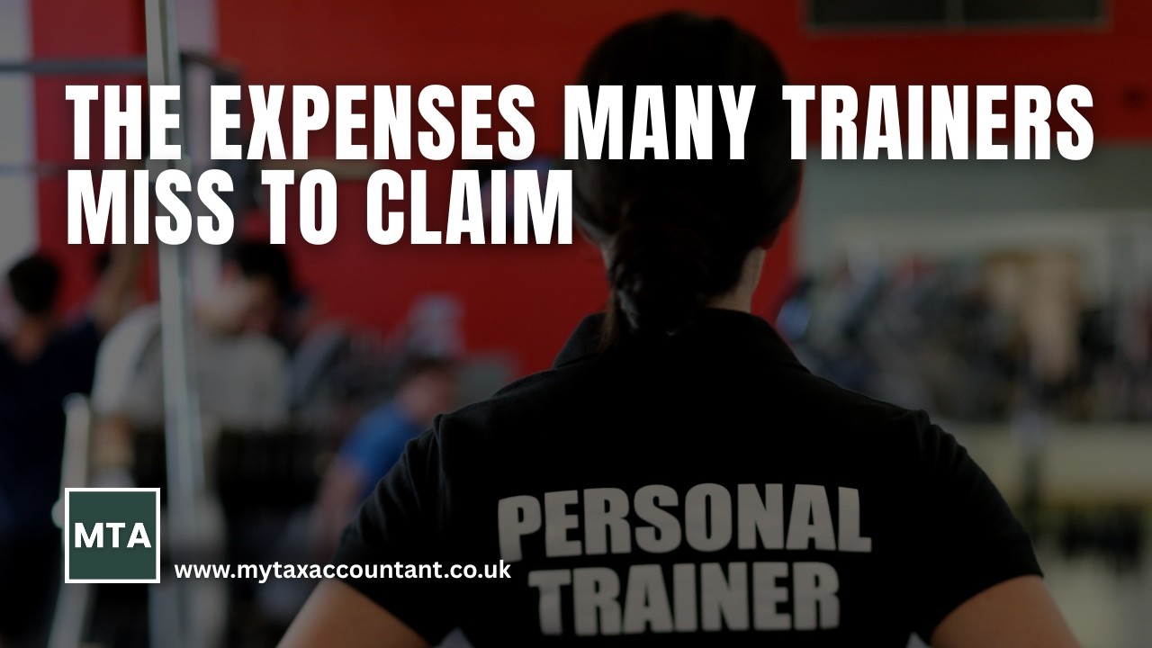 Personal Trainer And Coach , Self-Assessment Expenses Often Missed 