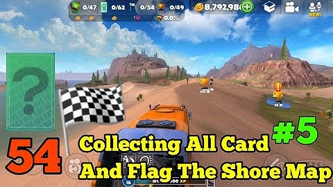 Collecting All Card And Flag The Shore Map #5 - Off The Road- The Shore Open Driving Simulator