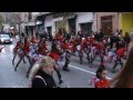 Carnaval 2016 Barrio del Carmen Aqui hay arte baile ping pon