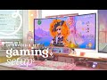  setup updates for a comfy setup to escape to  ft samsung oled g8 pink pixio monitor  more 