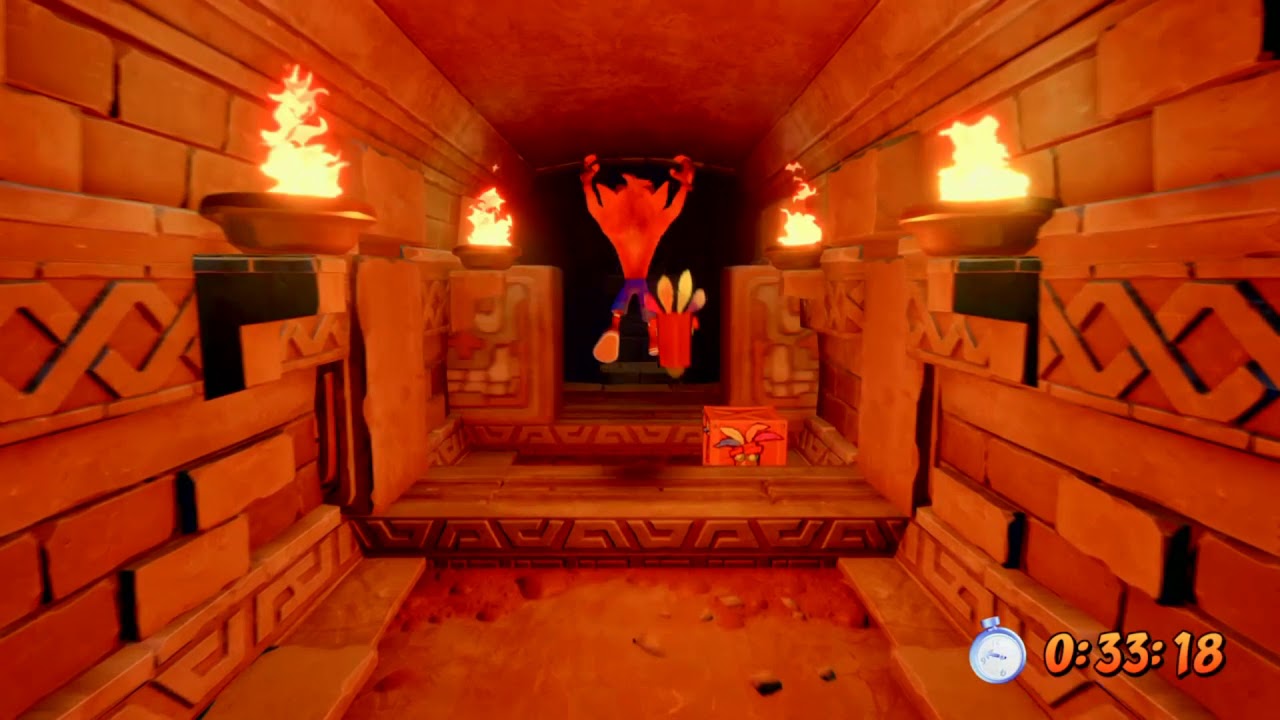 Crash Bandicoot N. Sane Trilogy Temple Ruins Platinum Relic YouTube