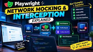 Playwright API Mocking & Network Interception | Real Examples + Interview Questions