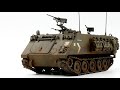 M113 APC dragon 1/35 Scale model armor build video