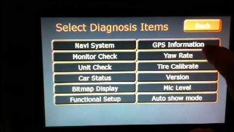 Cadillac CTS Navigation Secret Menu