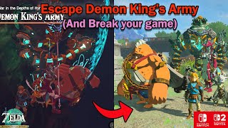 How to Escape Demon King’s Army – First Step to Duplicate Hearts and Stamina in Tears of the Kingdom screenshot 4