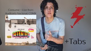 #26 Consume - Live from Auditorio Nacional, Playing every the warning song | guitar cover with tabs