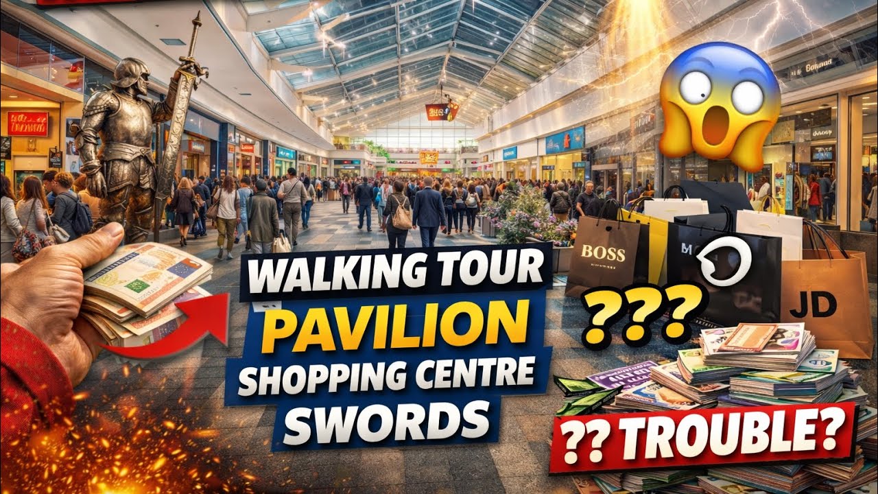 Pavilions Shopping Centre Dublin | 4K Walking Tour Mall Walk | US UK Ireland Travel | 2026