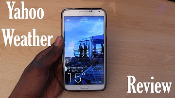 Android App review #1 - Yahoo Weather
