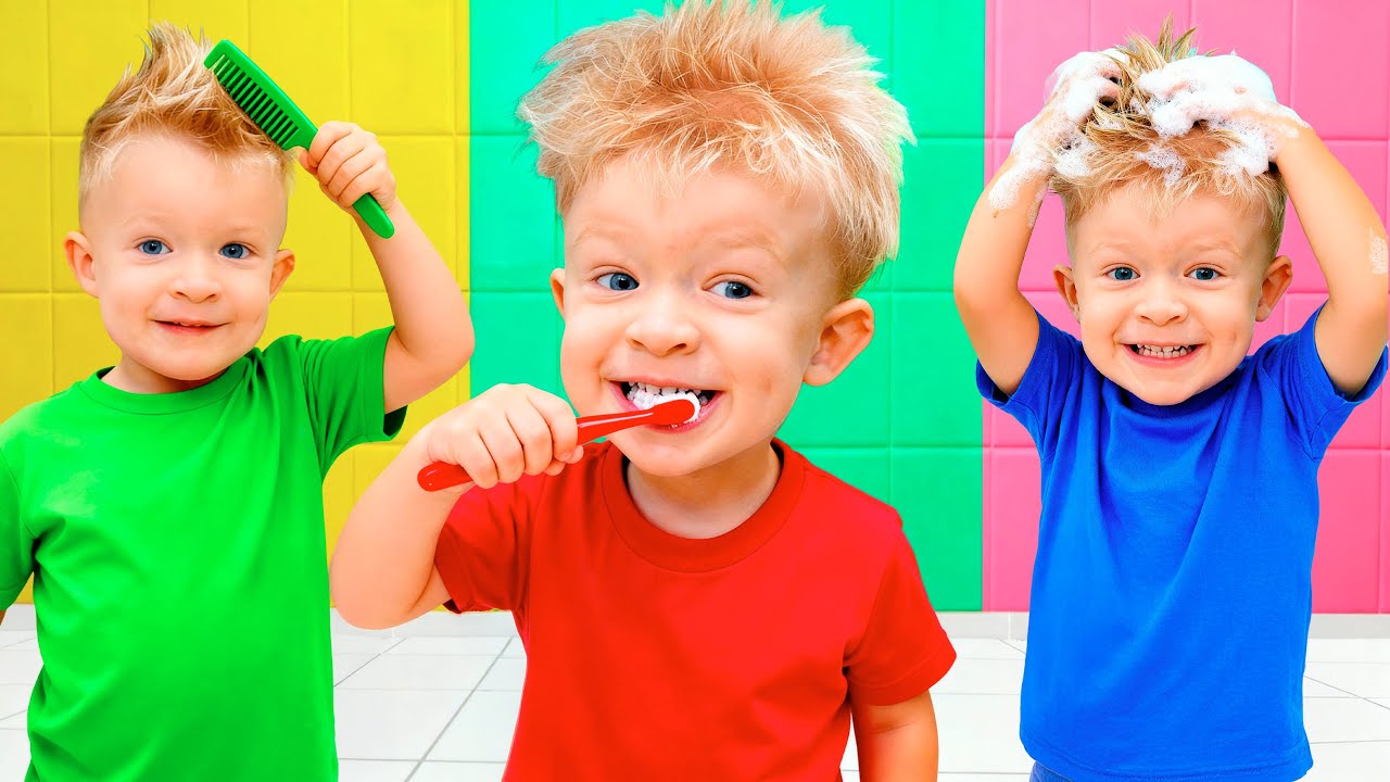 الأطفال يتعلمون السلوك الحسن ويساعدون أصدقاءهم