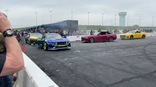 Entering The Mustang 60th Anniversary Show plus RTR Drifting Demo's