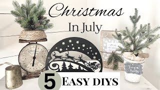 Christmas in July DIYs | Fun and easy DIYs to get in the Christmas spirit