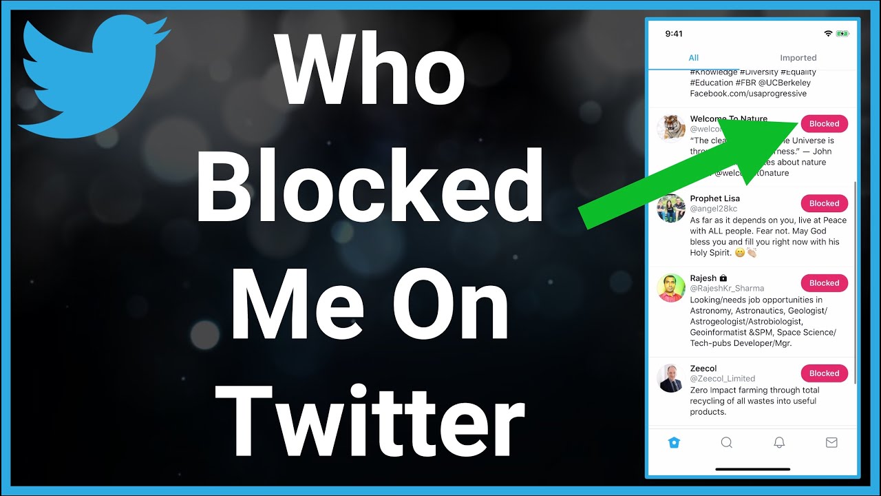 Who has blocked me